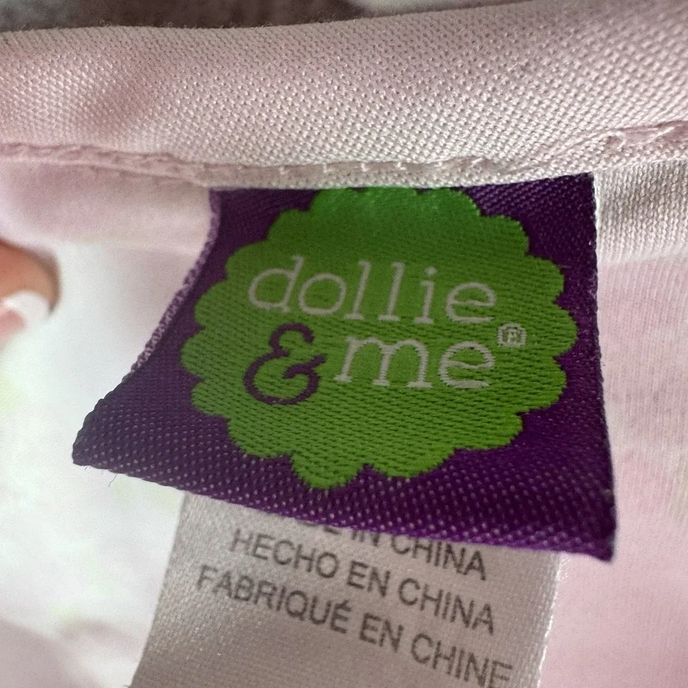 Dollie & Me Robe Girls Size 7 Nightgown Pajama Dress Ruffles Flowers Floral Bow